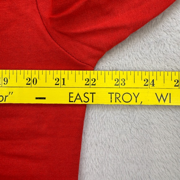 Kangol Hoodie Men Medium Red/White Kangaroo Logo Sweatshirt Pullover Streetwear - Picture 5 of 9